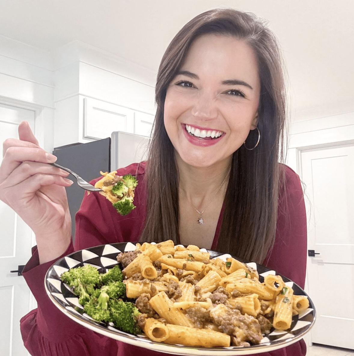 Holley, photographed in her kitchen
