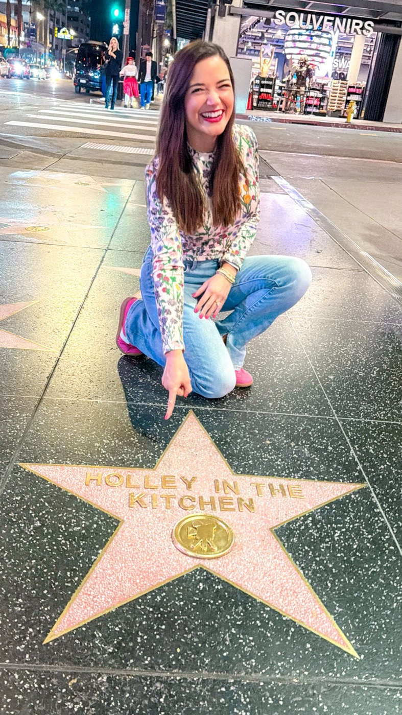 Holley with her Holley in the Kitchen star
