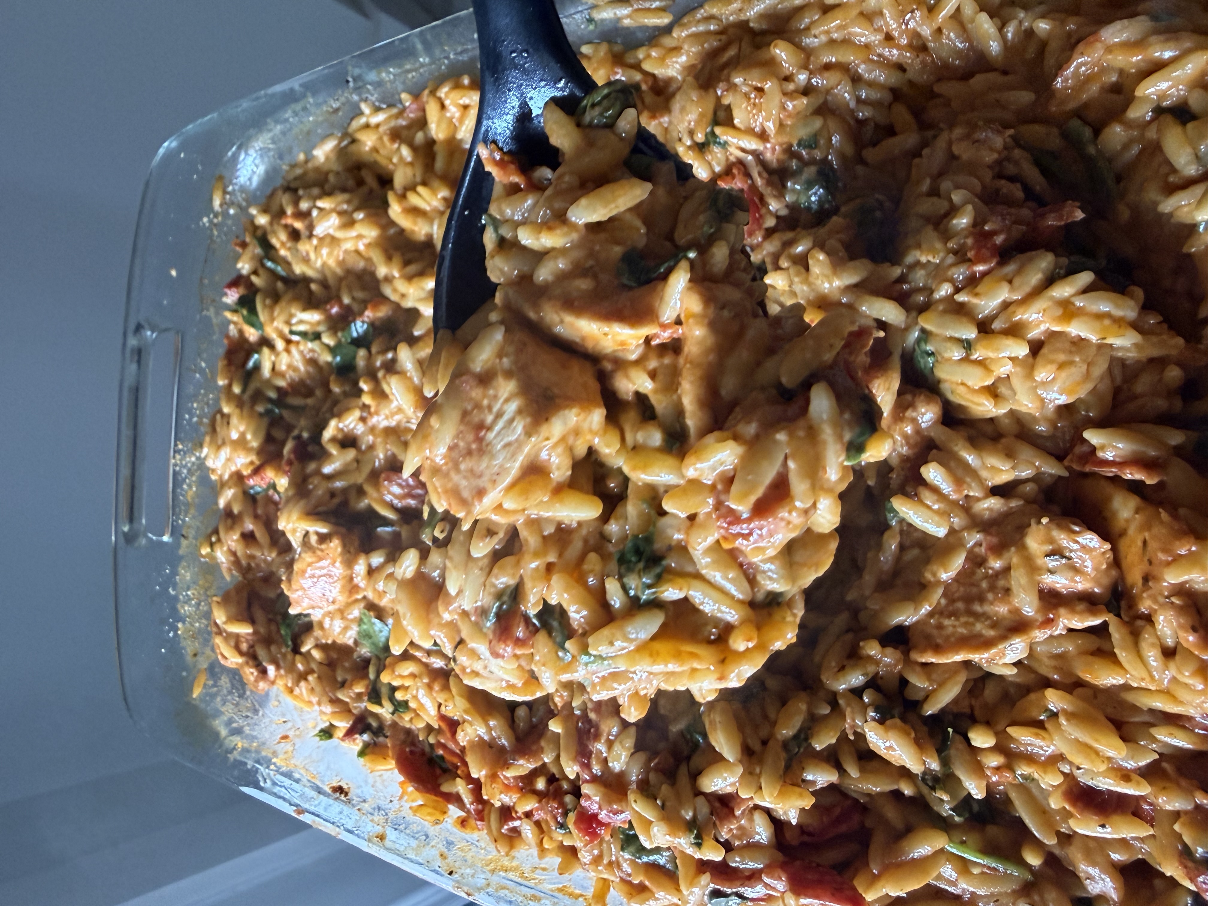 Chicken Orzo Bake
