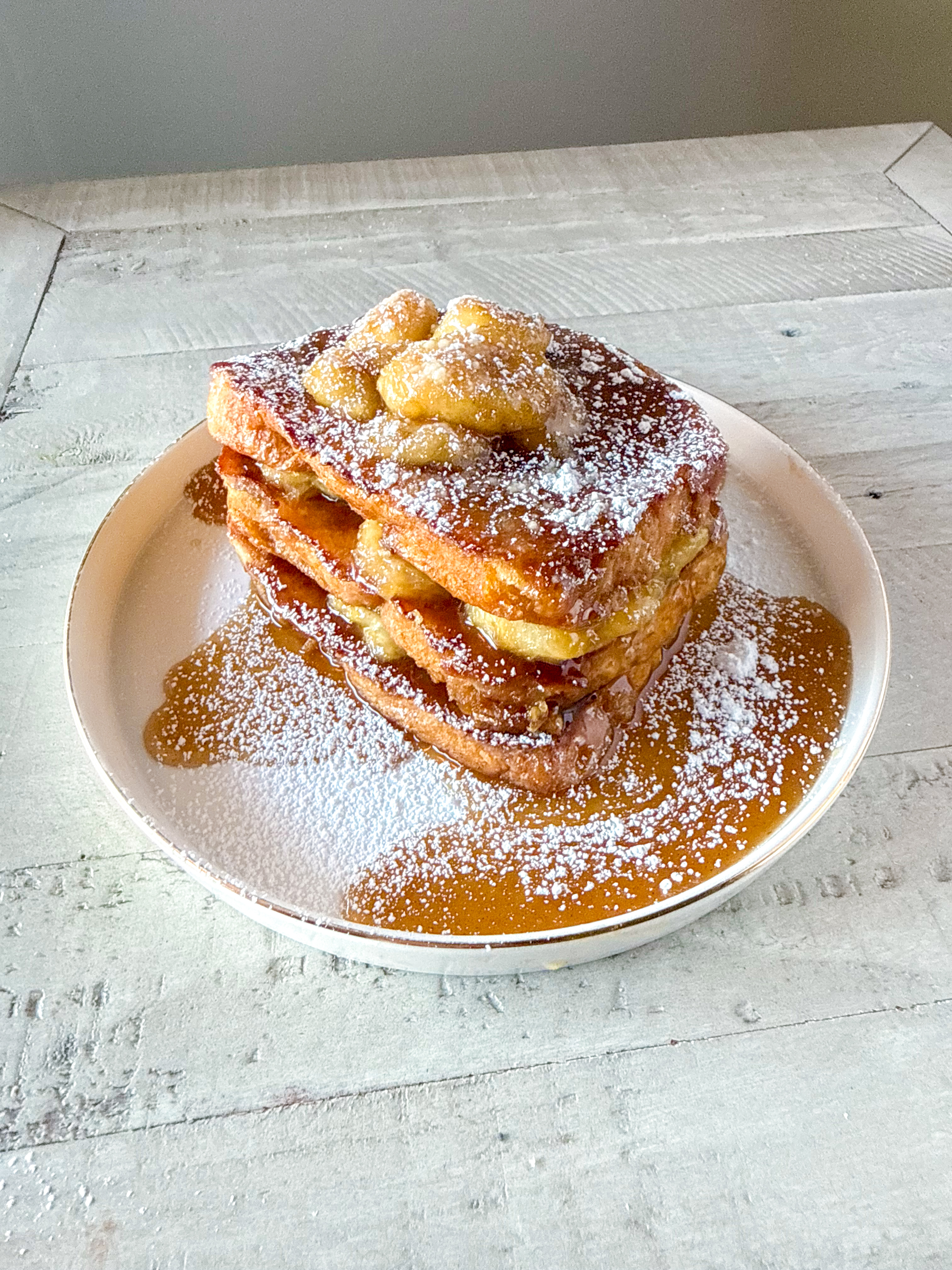 Brioche French Toast with Bananas Foster (Food Network 100 Cooks Finale Dish)