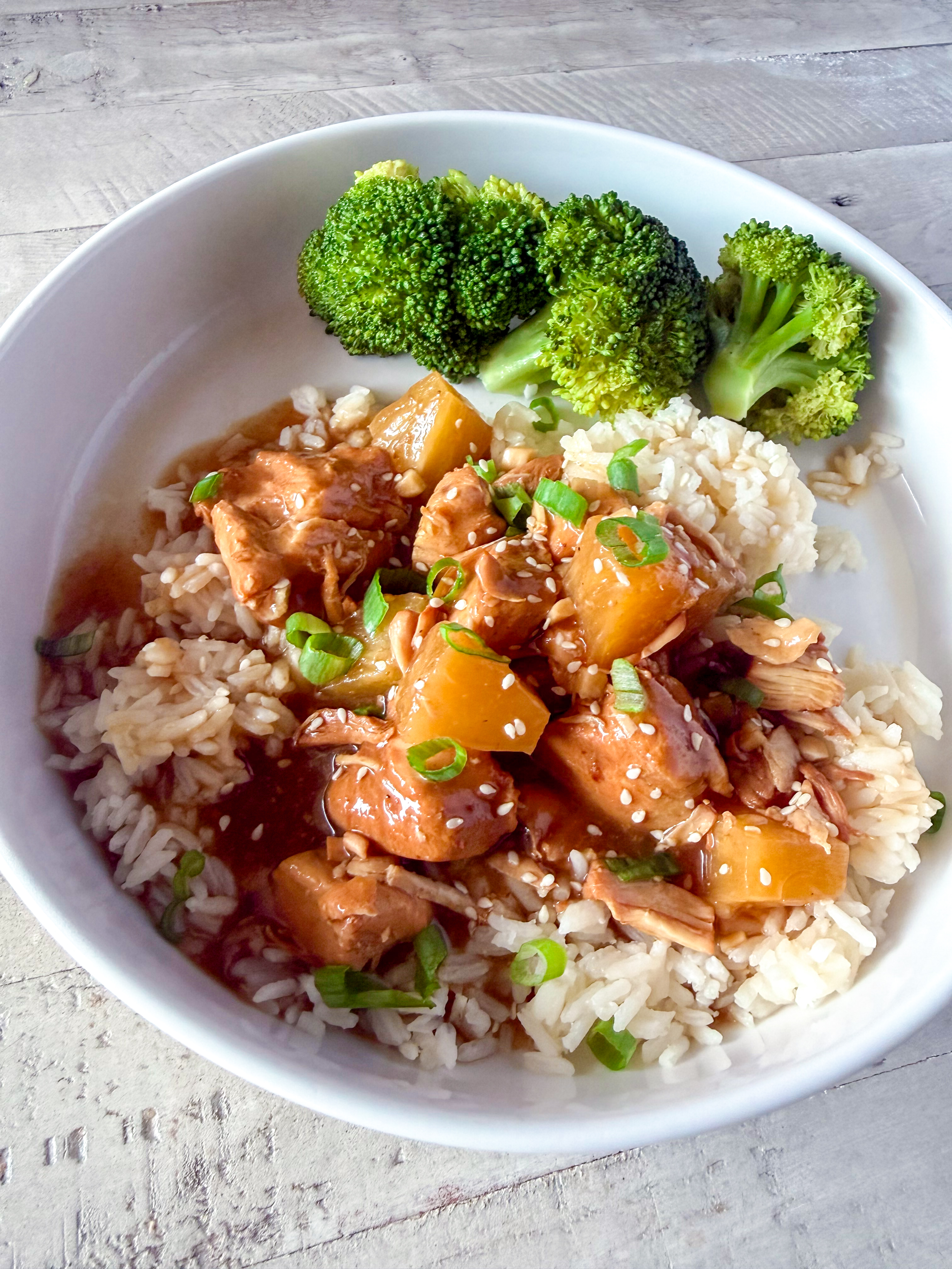 Crockpot Teriyaki Pineapple Chicken