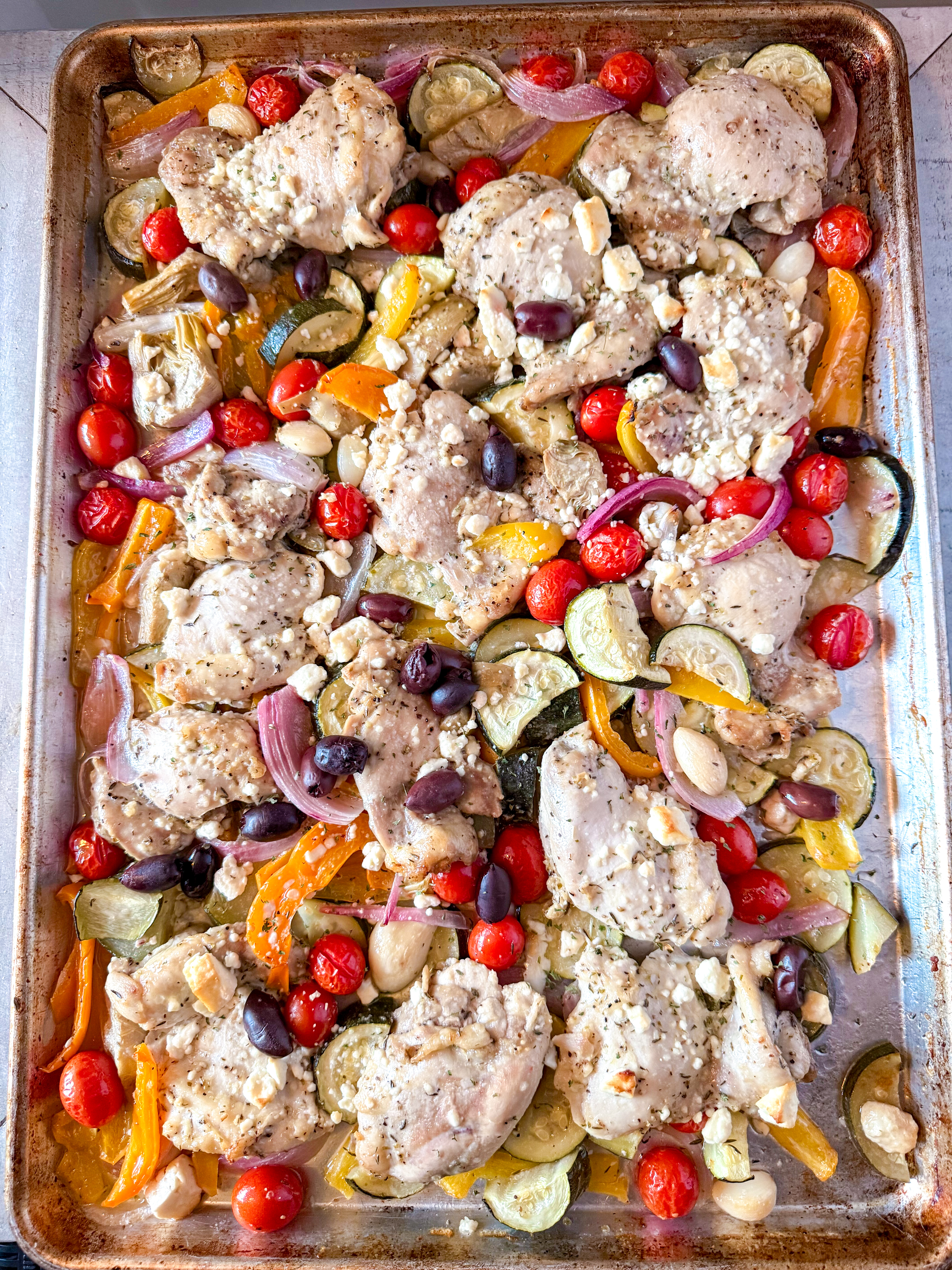 Greek Sheetpan Chicken