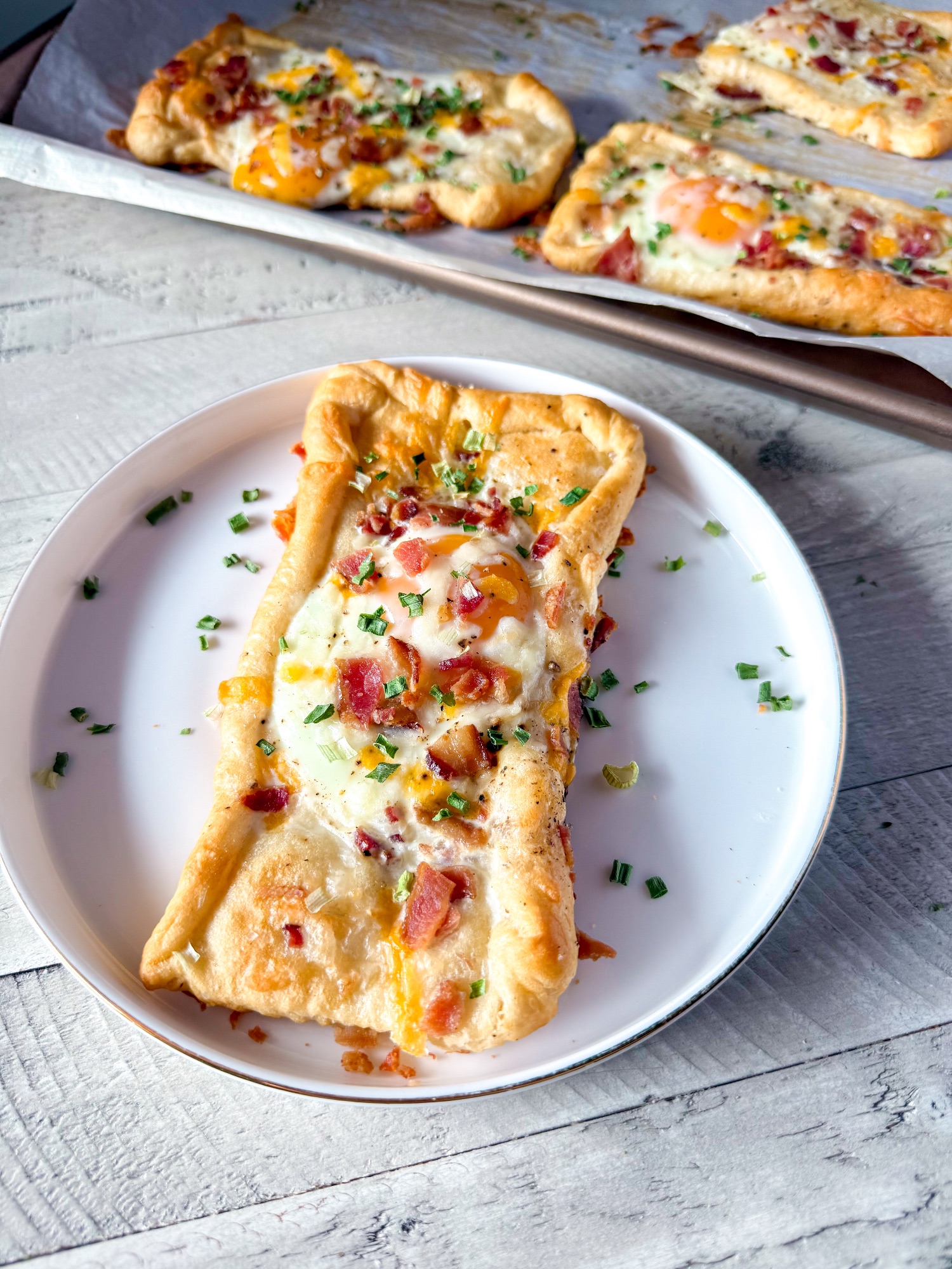 Bacon, Egg & Cheese Crescent Boats
